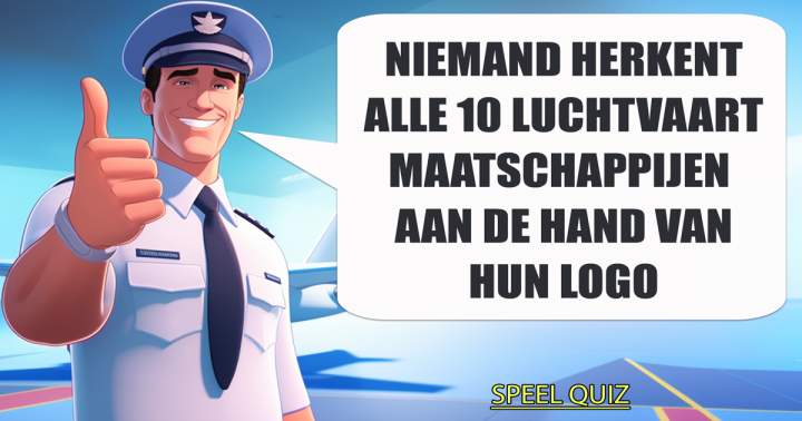 Quiz over logo's van luchtvaartmaatschappijen