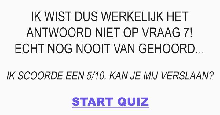 Verbeter jij mijn score van 5/10?