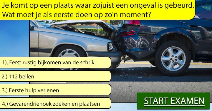 Zou jij vandaag de dag slagen voor jouw theorie-examen rijbewijs B?