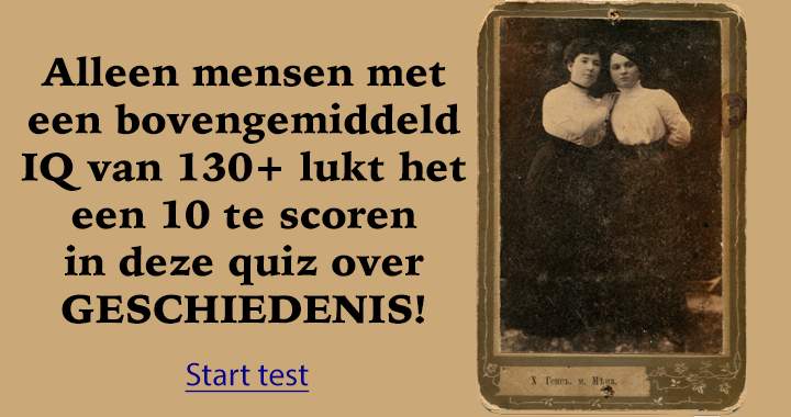 Is jouw IQ hoog genoeg om een foutloze 10 te scoren?